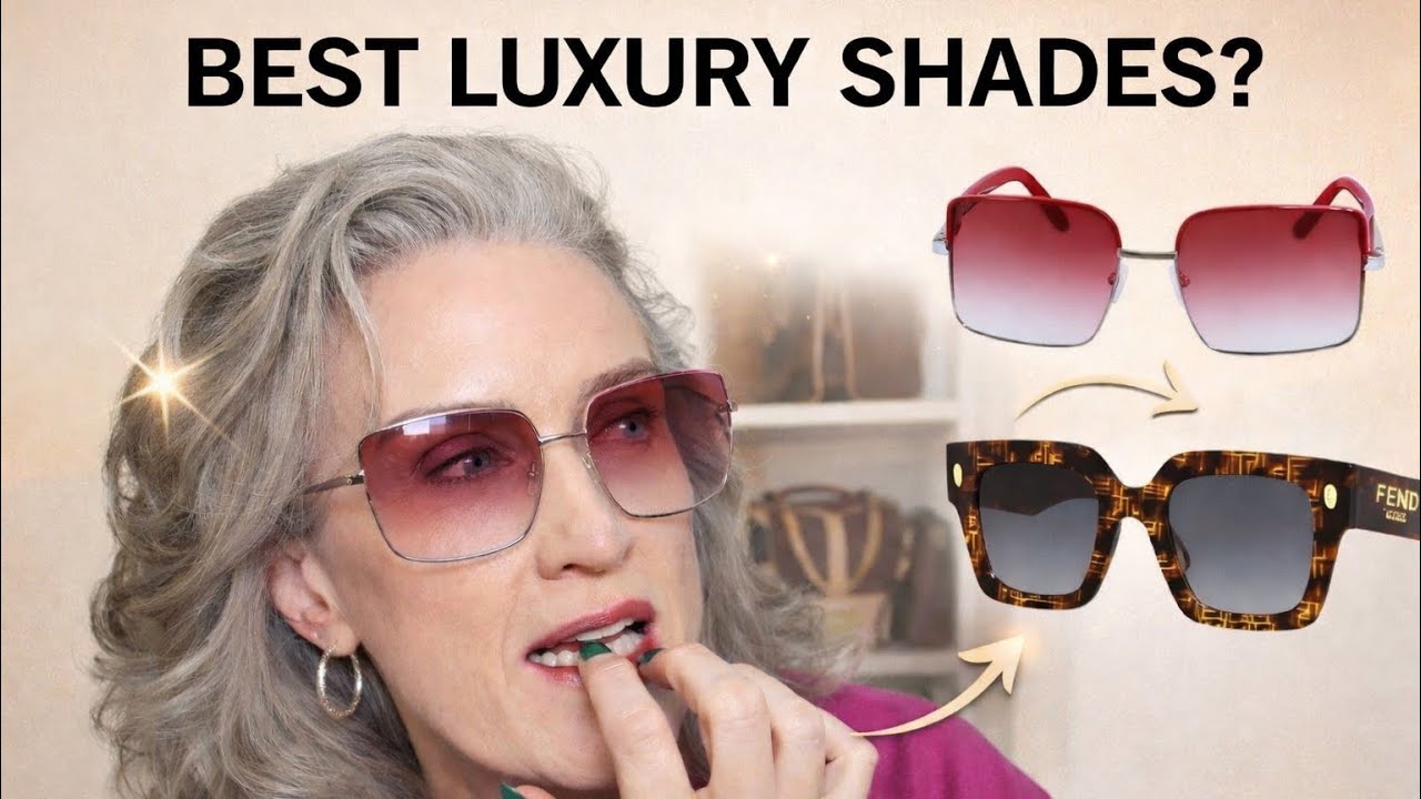 Примерка солнцезащитных очков | Лучшие модели для моей формы лица #РоскошнаяМода