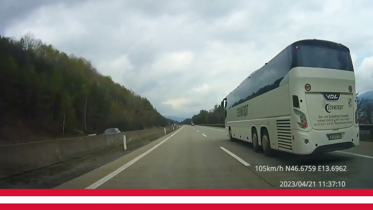 from Villach (Austria) to Munich (Germany) driving the highways roadtrip