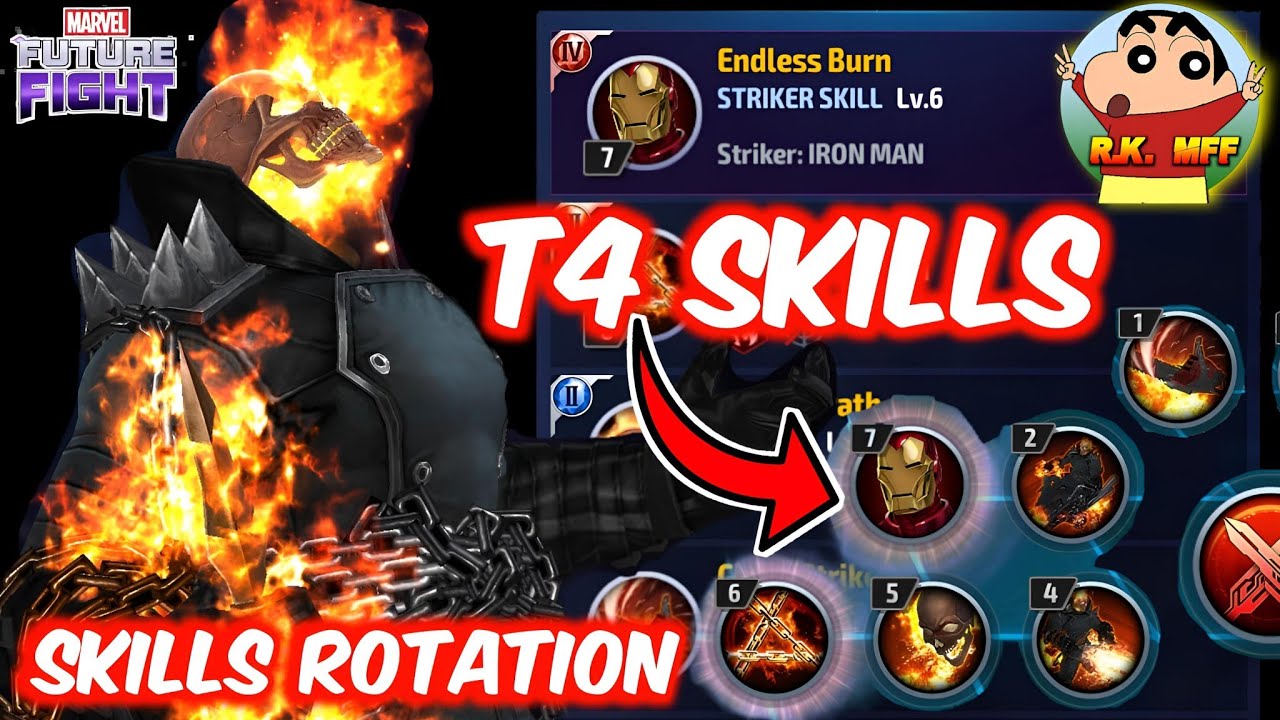 Ghost Rider Correct skills Rotation in Marvel Future Fight - (Part 1) #rkmff #mff