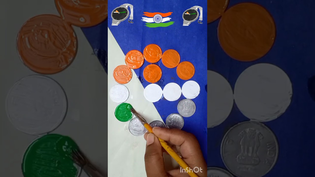 ⏱️🇮🇳⏱️ flag drawing..#flagart #art #short