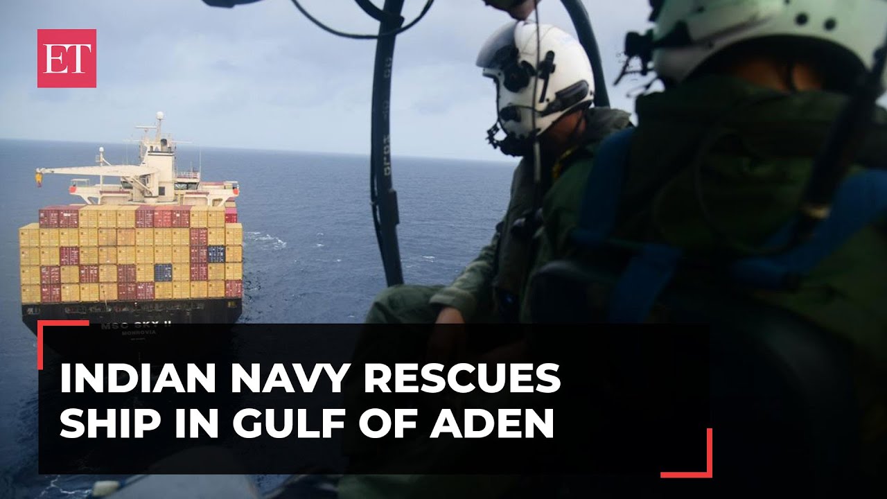 Red Sea crisis: Indian Navy rescues drone-attacked ship in the Gulf of Aden; 13 Indians were onboard