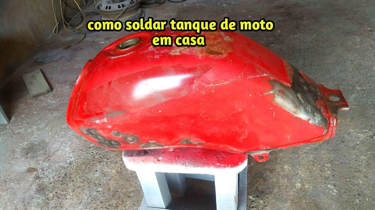 COMO SOLDAR QUALQUER TIPO DE TANQUE DE COMBUSTÍVEL EM CASA PASSO A PASSO
