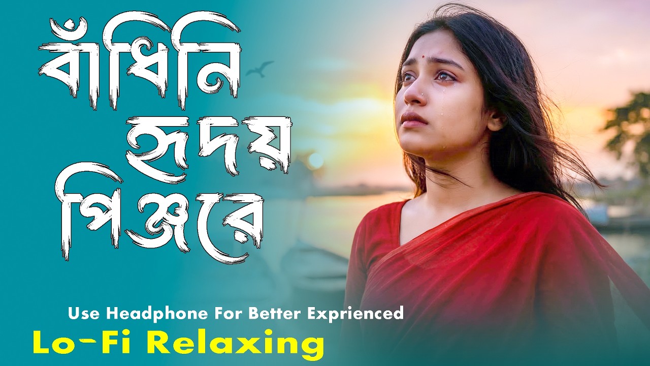 বাঁধিনি হৃদয় পিঞ্জরে (Soulful Lo-Fi Remix) | Bandhini Hridoy Pinjore | PK Studio Remix