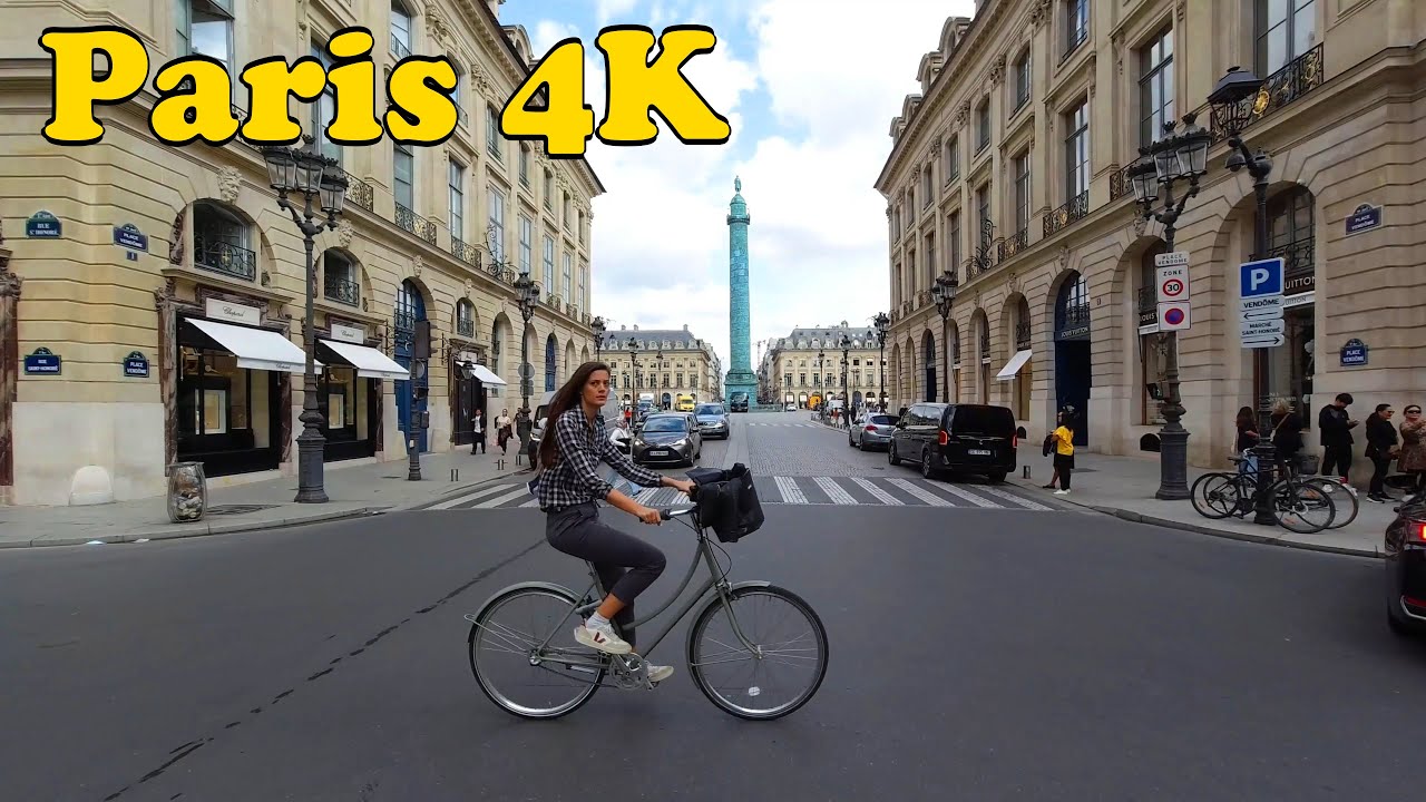Paris France Walking Tour [4K] Place de la Bastille - Tour Eiffel