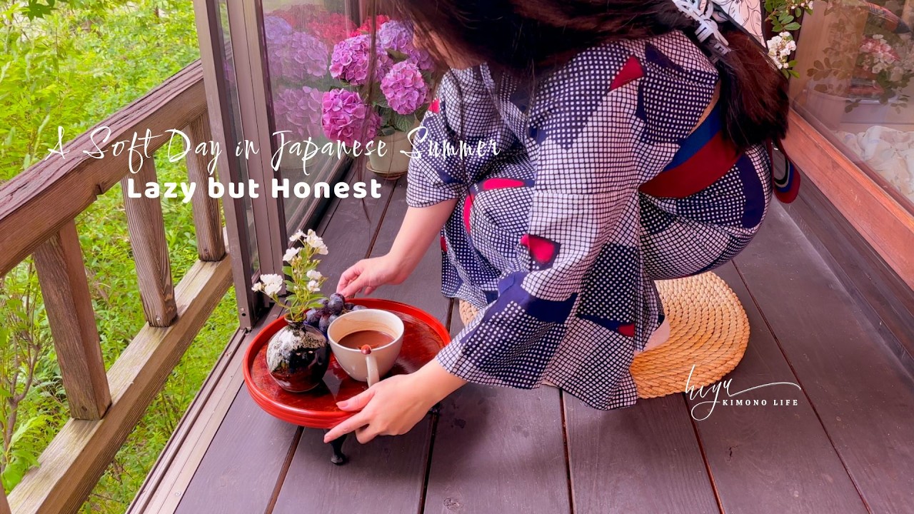 #30 🌿Resting is Also Living 🌱 A Soft Day in Japanese Summer