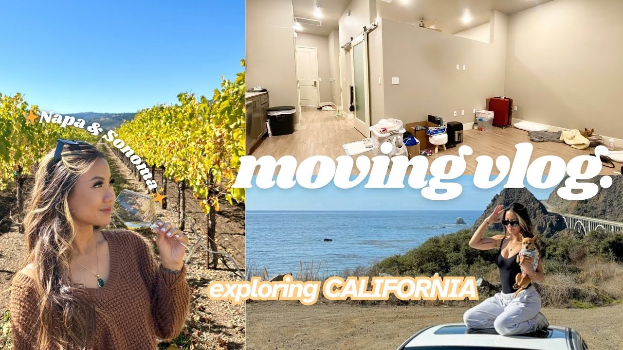 Exploring California before I move back to Hawaii 🌈 Highway 1, Napa, wine tasting in Sonoma & more 🍇