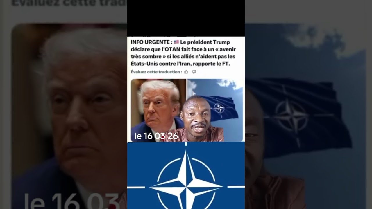Donald Trump a perdu la guerre maintenant il menace ses alliés de l'OTAN de venir à son secours