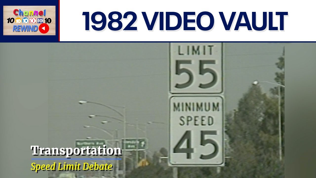 Channel 10 Rewind: 1982 - 55 mph speed limit fight | Video Vault | FOX 10 Phoenix