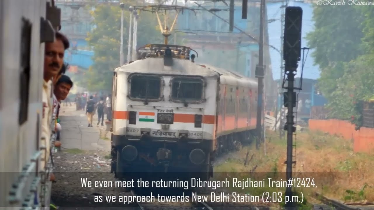 Exclusive: Sealdah Rajdhani 's Loco Accident, Rajdhani gang  overtakes and re-overtakes