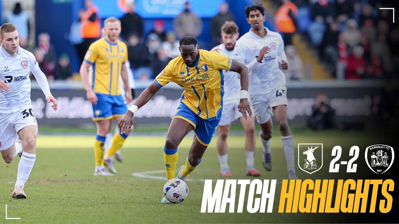 Highlights: Stags 2-2 Barnsley
