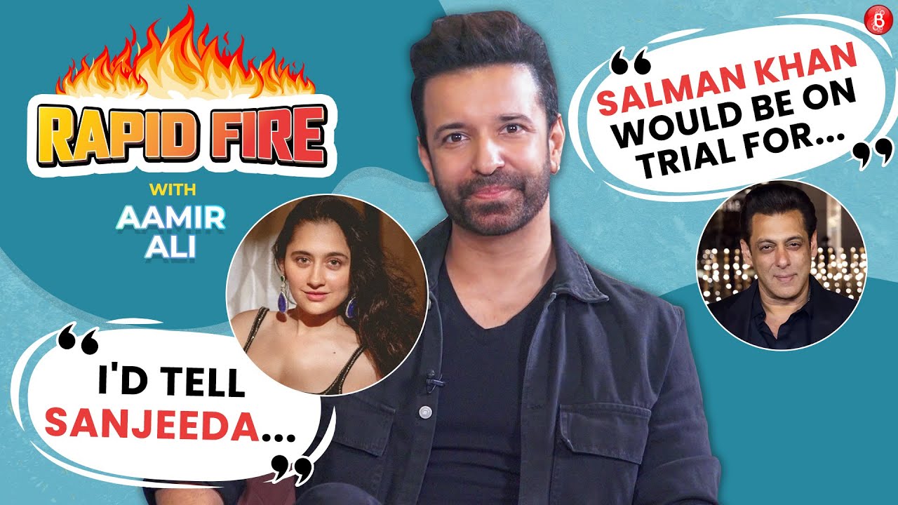 What Aamir Ali wants to say to ex-wife Sanjeeda Shaikh | RAPID FIRE on Shah Rukh Khan, Kajol, Salman