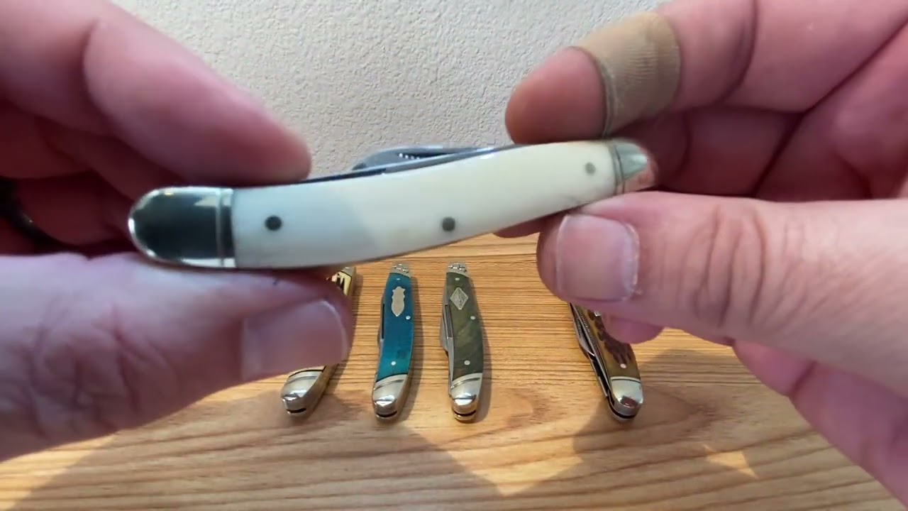 5 Different Rough Ryder Medium Stockman knives for EDC