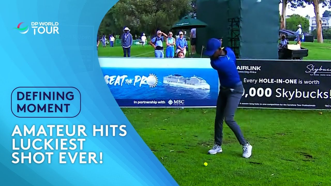 Luckiest Golf Shot Ever?! | 2026 Joburg Open