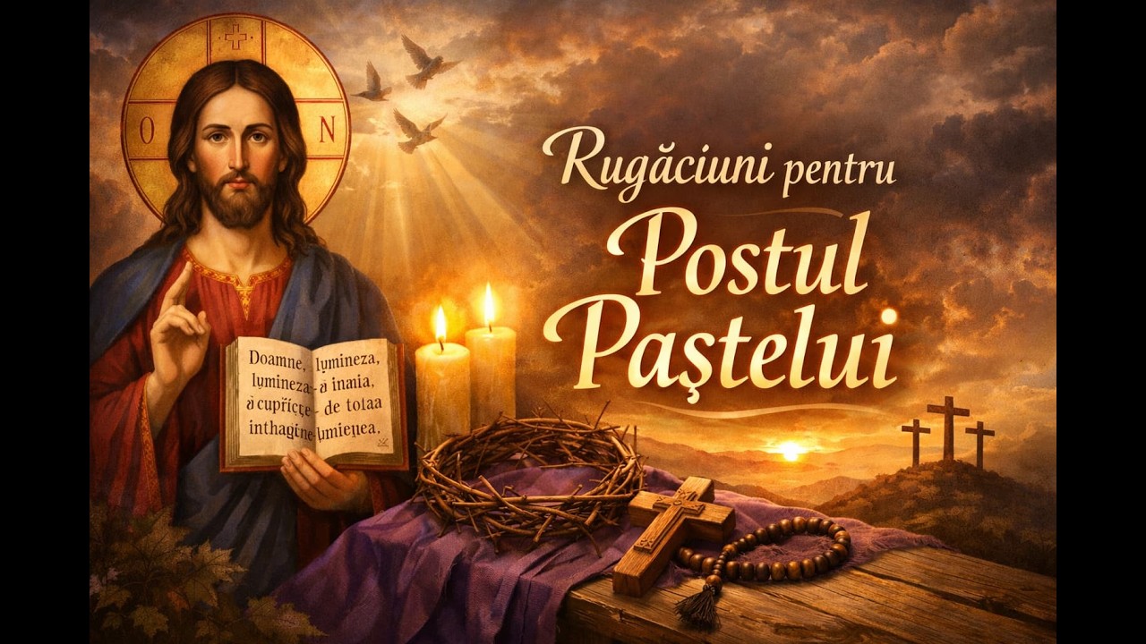 Rugăciuni pentru Postul Paștelui ✝️ Pocăință, smerenie și curățirea inimii (35 min)