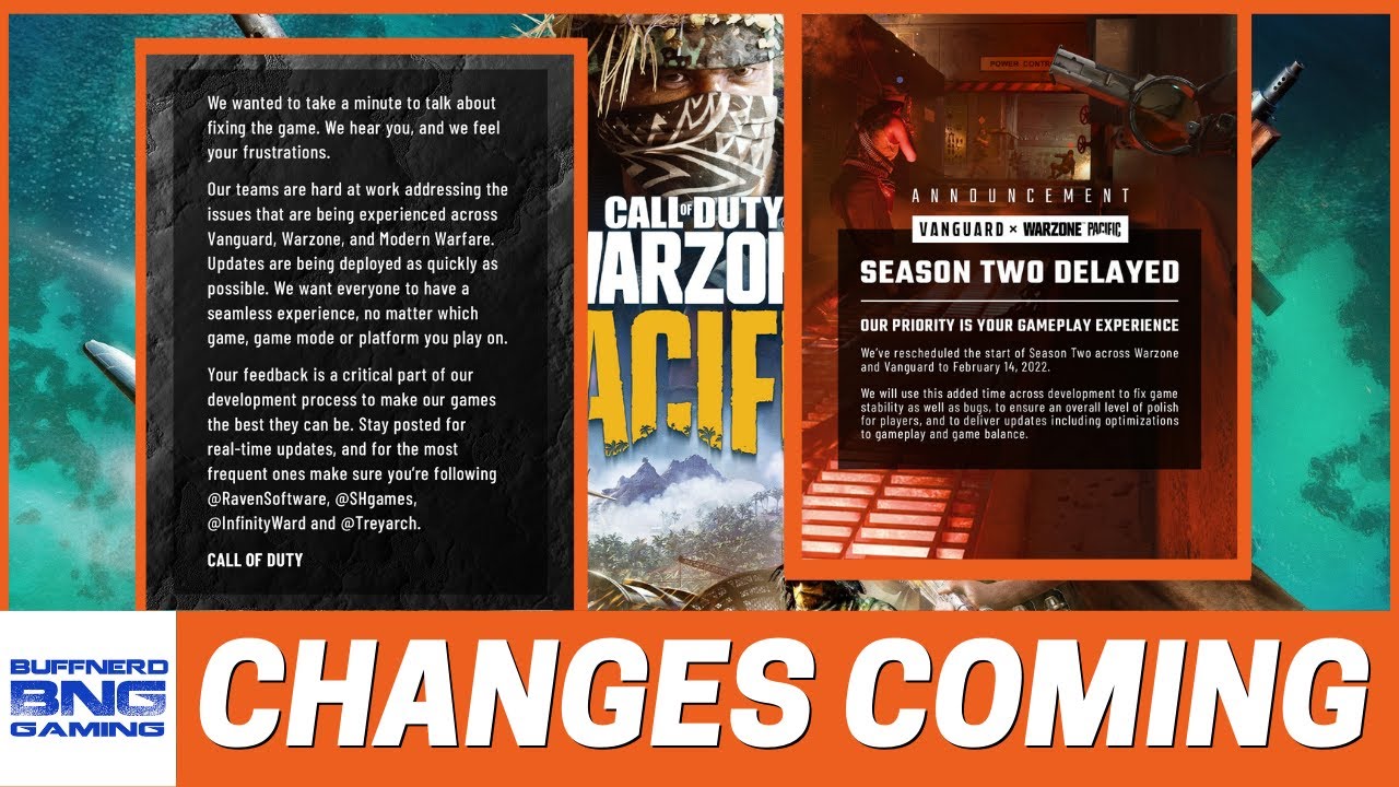 Season 2 Delayed To Fix All COD Titles - Call of Duty Warzone