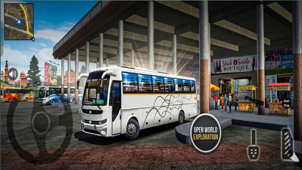 Mobile me Best game india bus driving 
