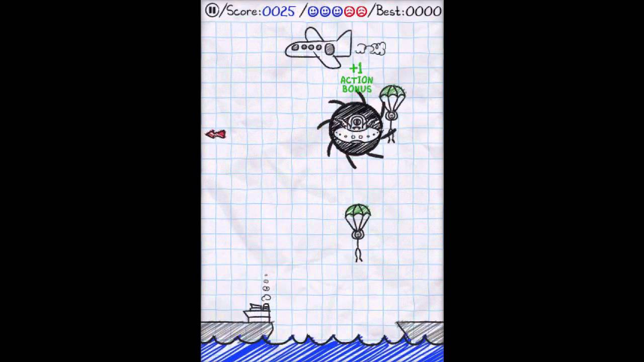 Parachute Panic HD GameReview (iPhone)