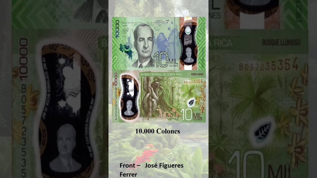 Costa Rica - 10000 Colones #collecting #money #notes #banknotes #america #costrtica