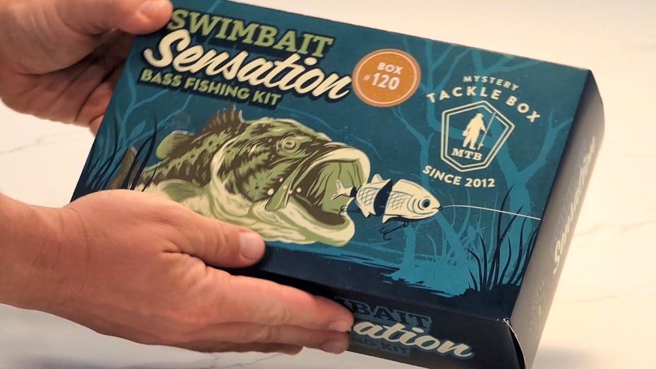 Unboxing a Mystery Tackle Box #120 Swimbait Sensation Bass Fishing Kit | ASMR 