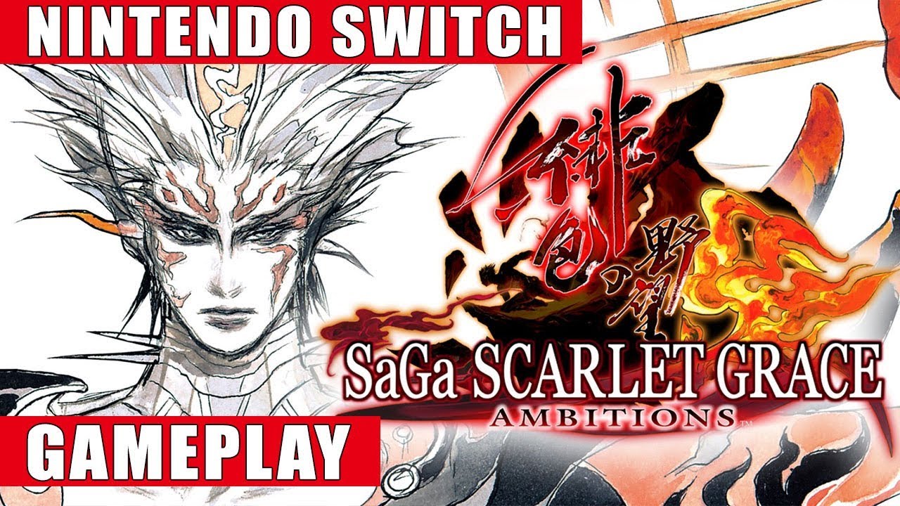 SaGa Scarlet Grace: Ambitions Nintendo Switch Gameplay