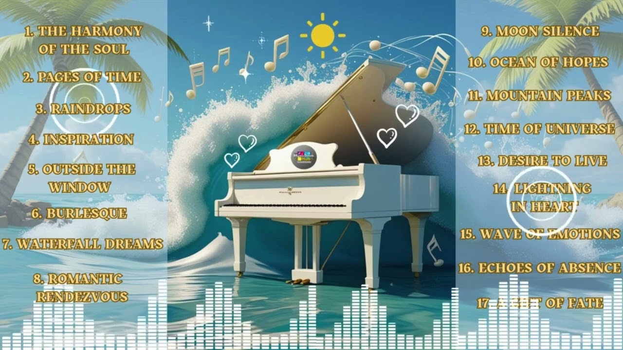 Wave of Emotions | 17 Virtuoso Piano Pieces | Modern Piano | Music Album  MusicbookHub