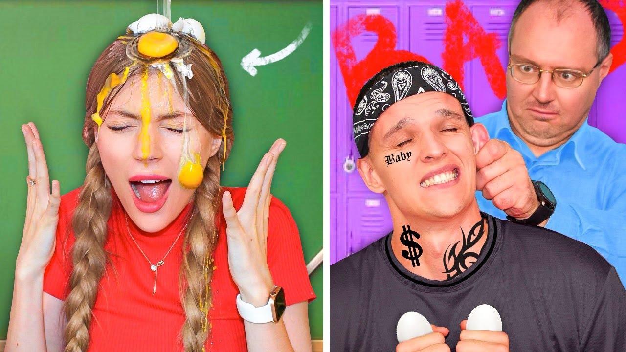 GOOD vs BAD STUDENT! Funny School Life | Types Of Students At School By Mariana ZD