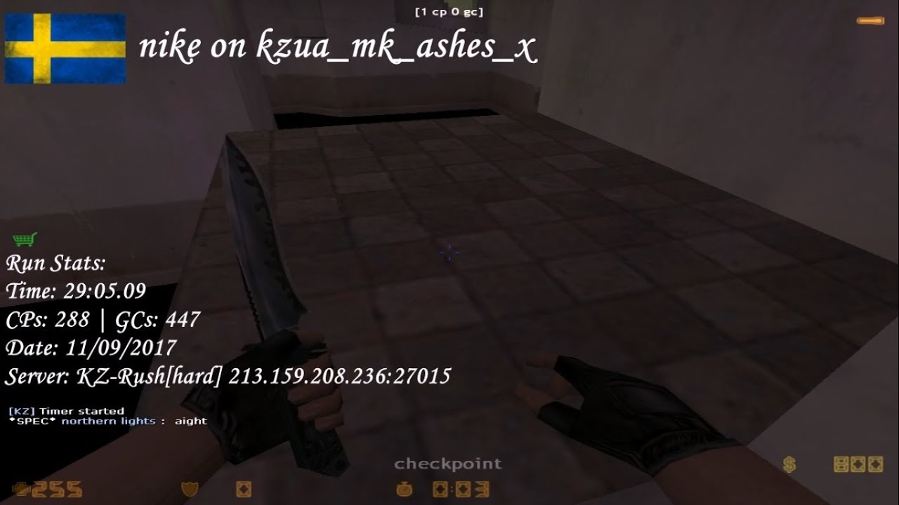 nike on kzua_mk_ashes_x [First sub 30 min run]