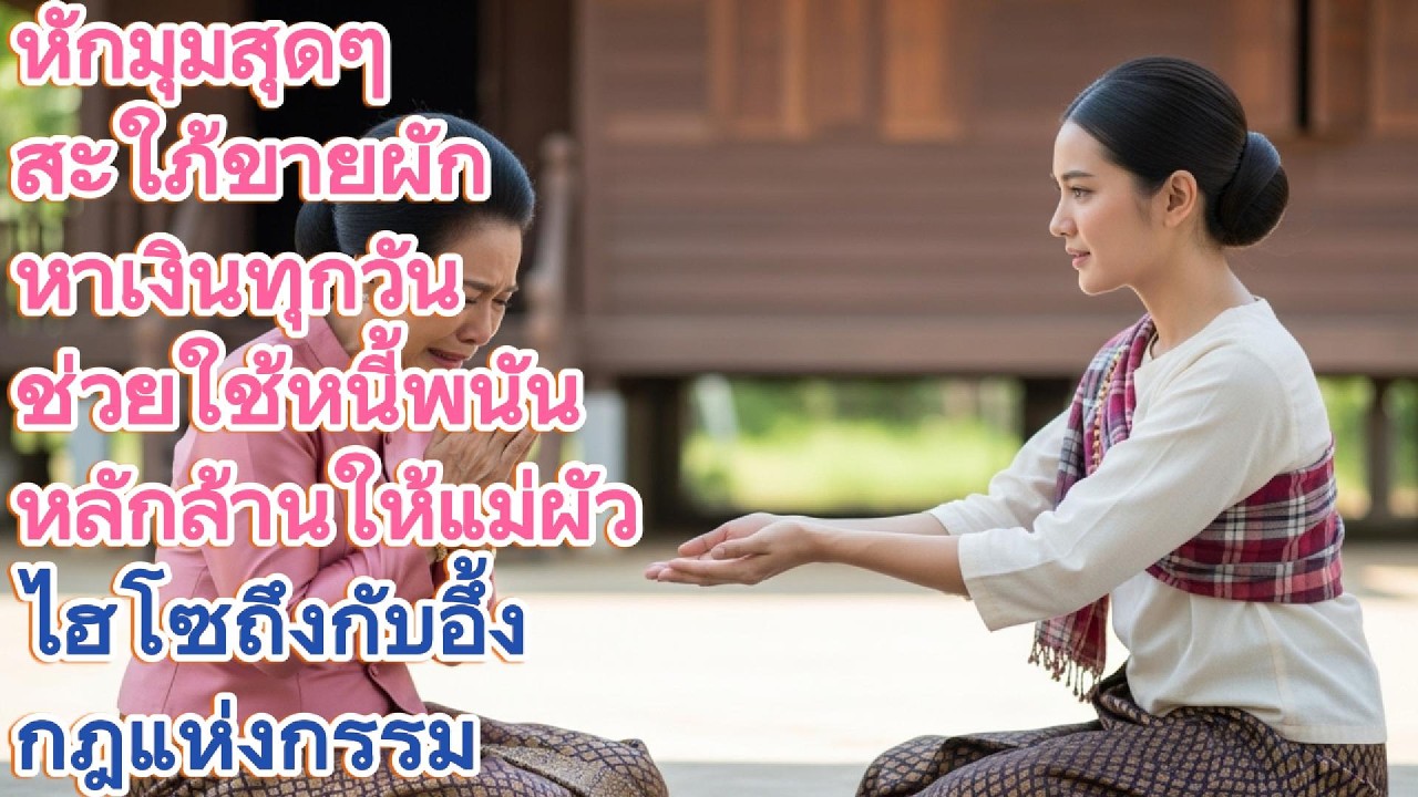 หักมุมสุดๆ! สะใภ้ขายผักช่วยล้างหนี้พนันหลักล้านให้แม่ผัวไฮโซ | กฎแห่งกรรม