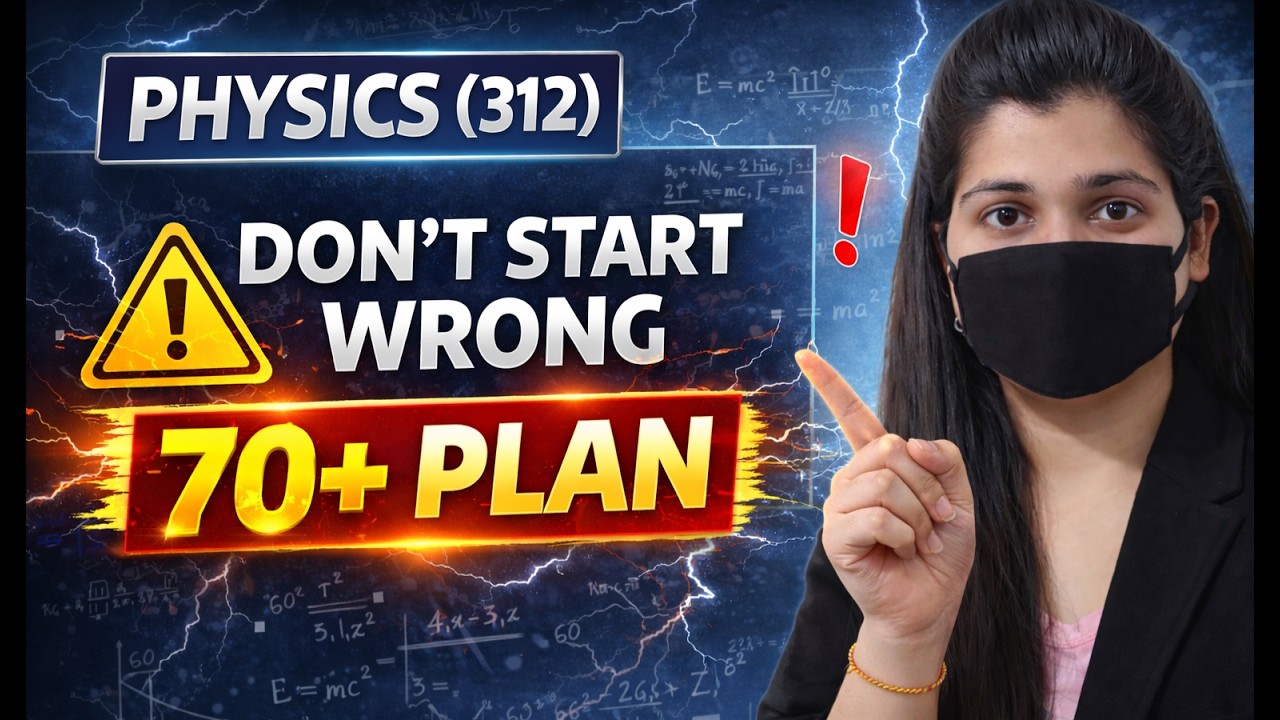 NIOS Physics 312 Important Chapters 2026 | Don't start wrong (70 + plan)