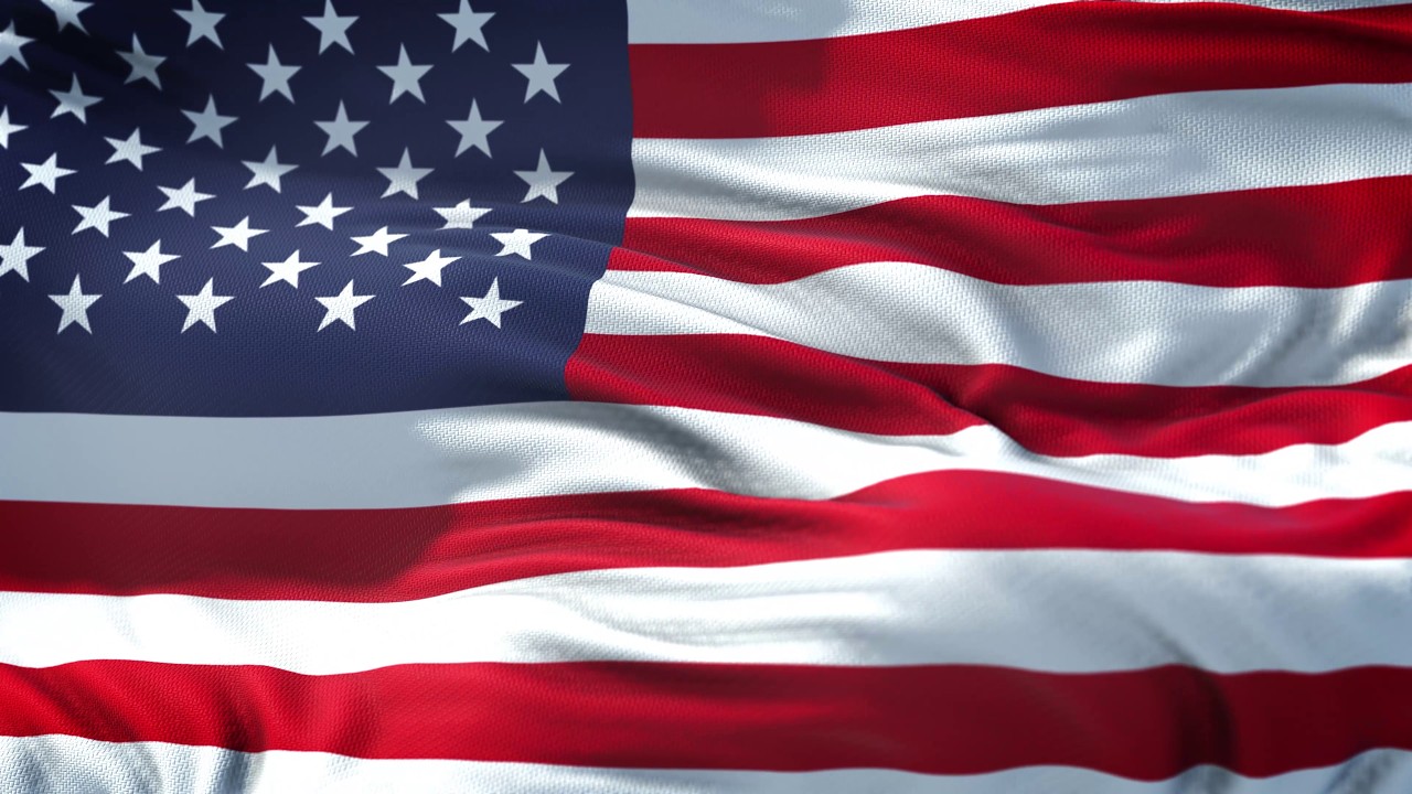 🇺🇸 [10 HOURS - 4K] USA Flag Waving - Realistic Background Video For TV 🇺🇸
