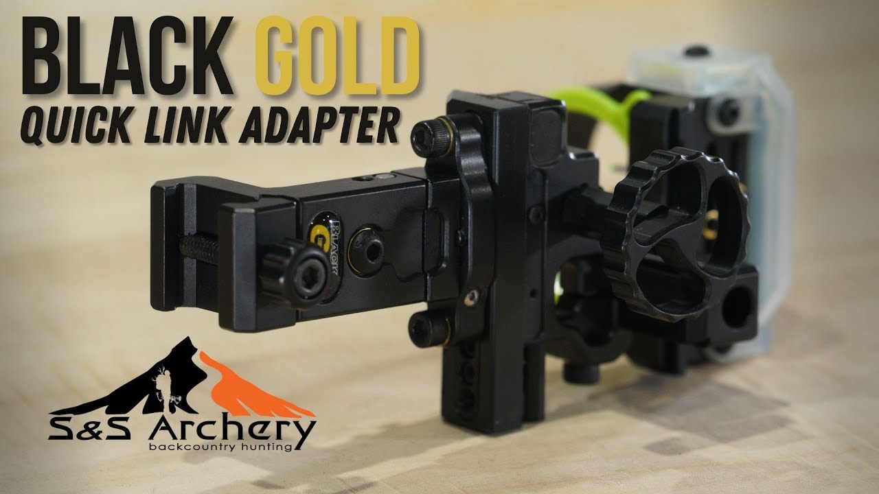 Black Gold Quick Link Adapter For Picatinny Mount