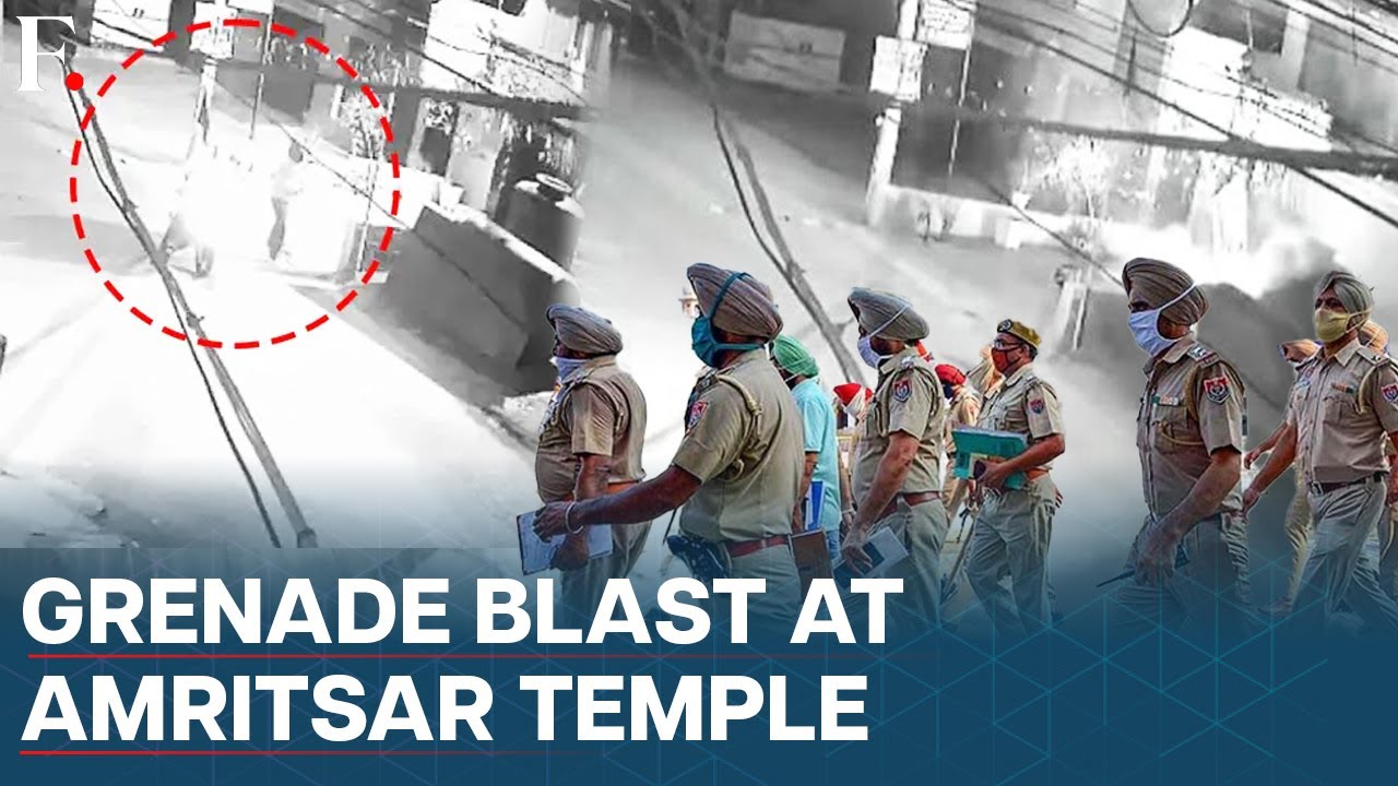 On Cam: Attackers Hurl Grenade at Temple in India's Amritsar, Pakistani Link Suspected  | N18L
