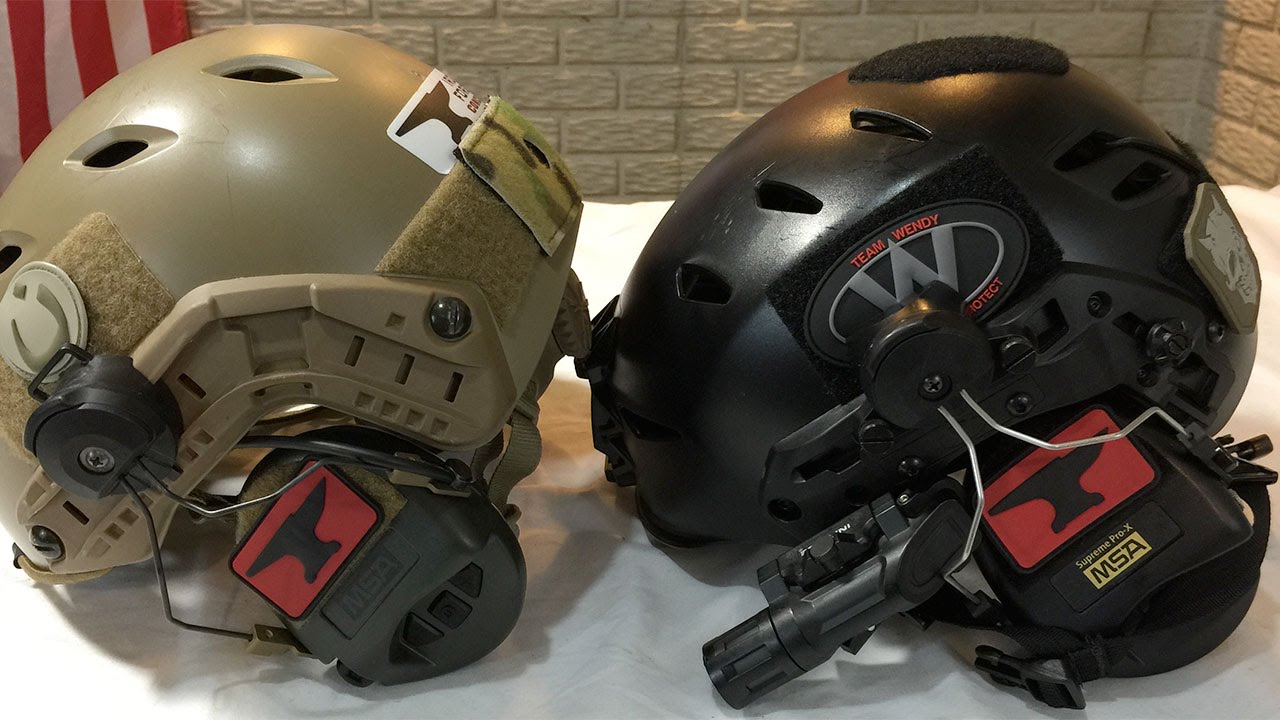 Ops-Core FAST Base Jump Military Helmet vs Team Wendy Exfil LTP