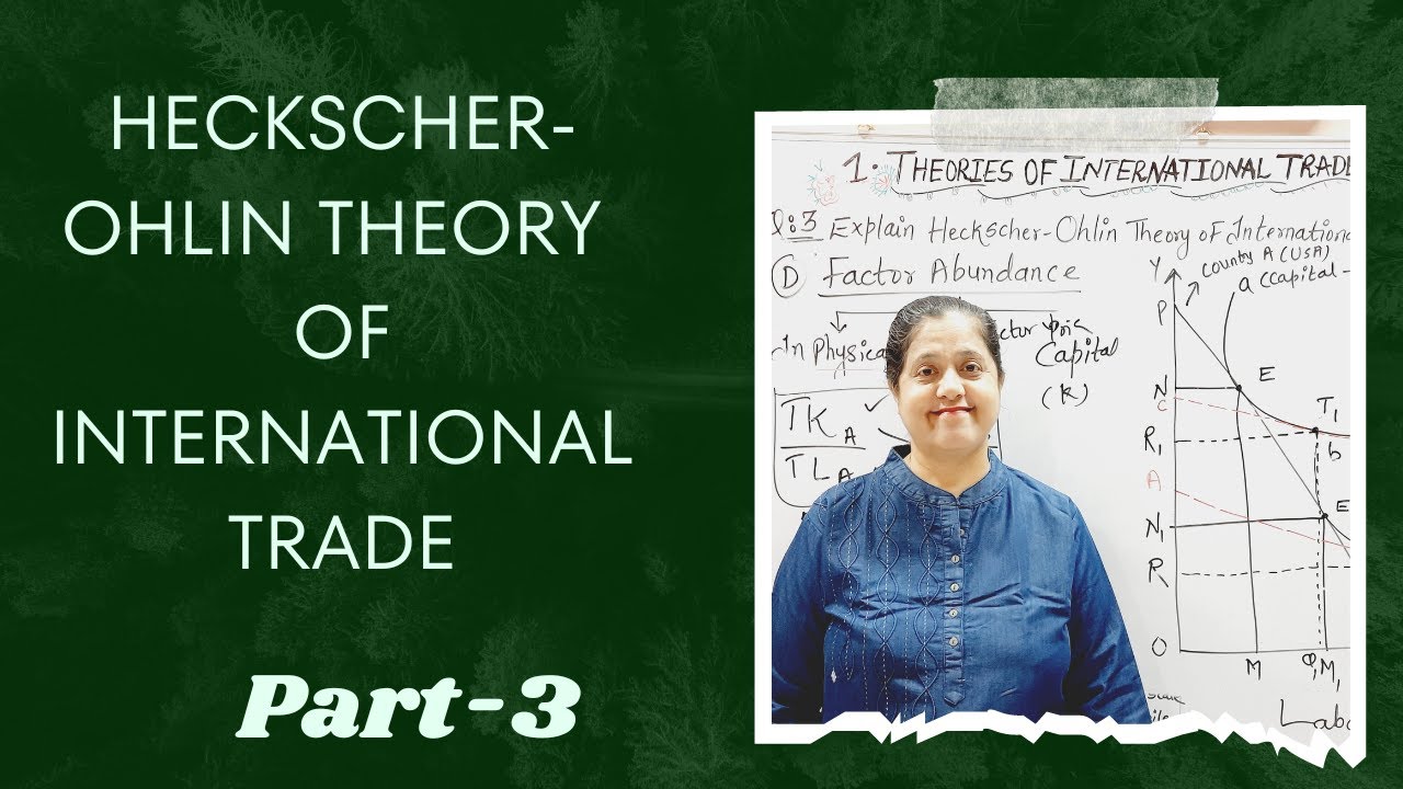 HECKSCHER-OHLIN Theory Of International Trade | Theories Of International Trade (Part-3)