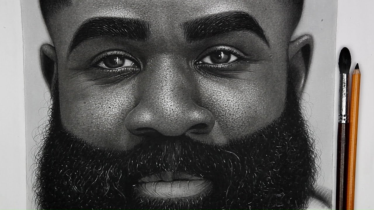 charcoal face / portrait shading tutorial