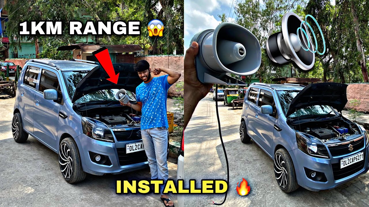 Police Ka Dual Tone Hooter Install Kara Hi Liya 🔥|| Harshit Vlogs