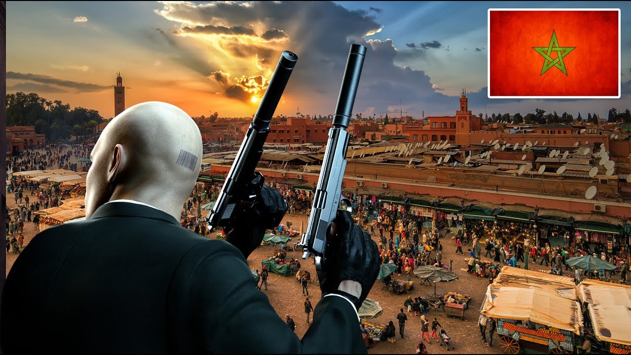 القاتل المأجور اغتيل محترم في مدينة مراكش المغرب - Hitman Marrakesh #4