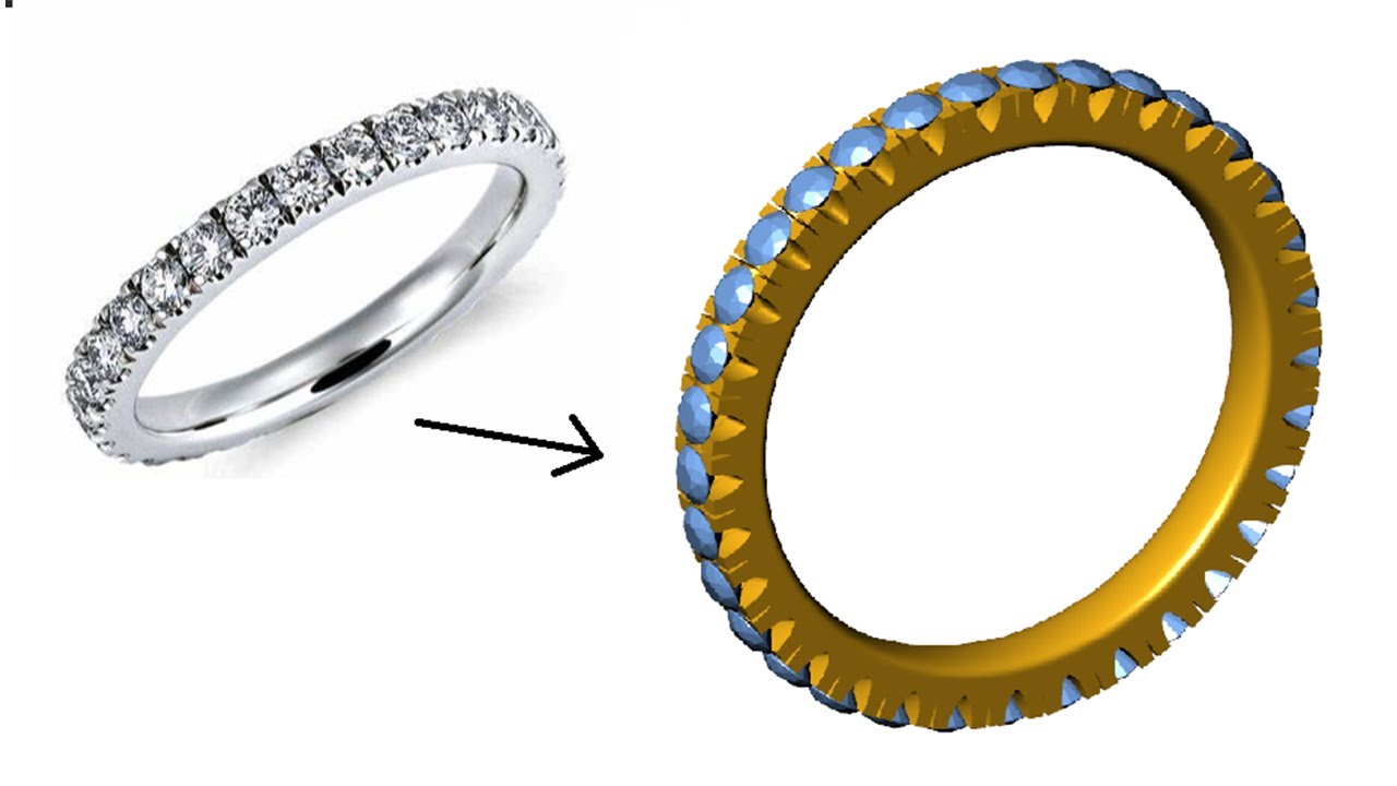 See Eternity Ring CADrhino matrix9 learning   video/ Ring / || Jewelry Cad Design || @ShahebCad