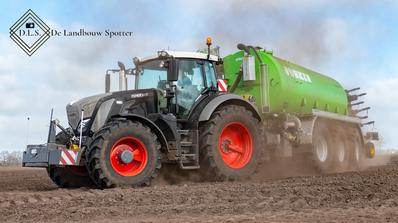 Slurry injection | Fendt 828 Black Beauty + Joskin Euroliner 24000