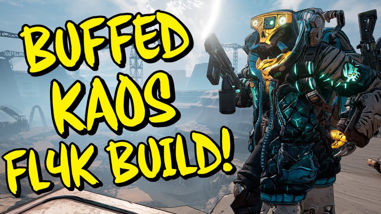 BUFFED KAOS FL4K Build! Destroys Everything! (Mayhem 10) BL3 New Top Tier AR!