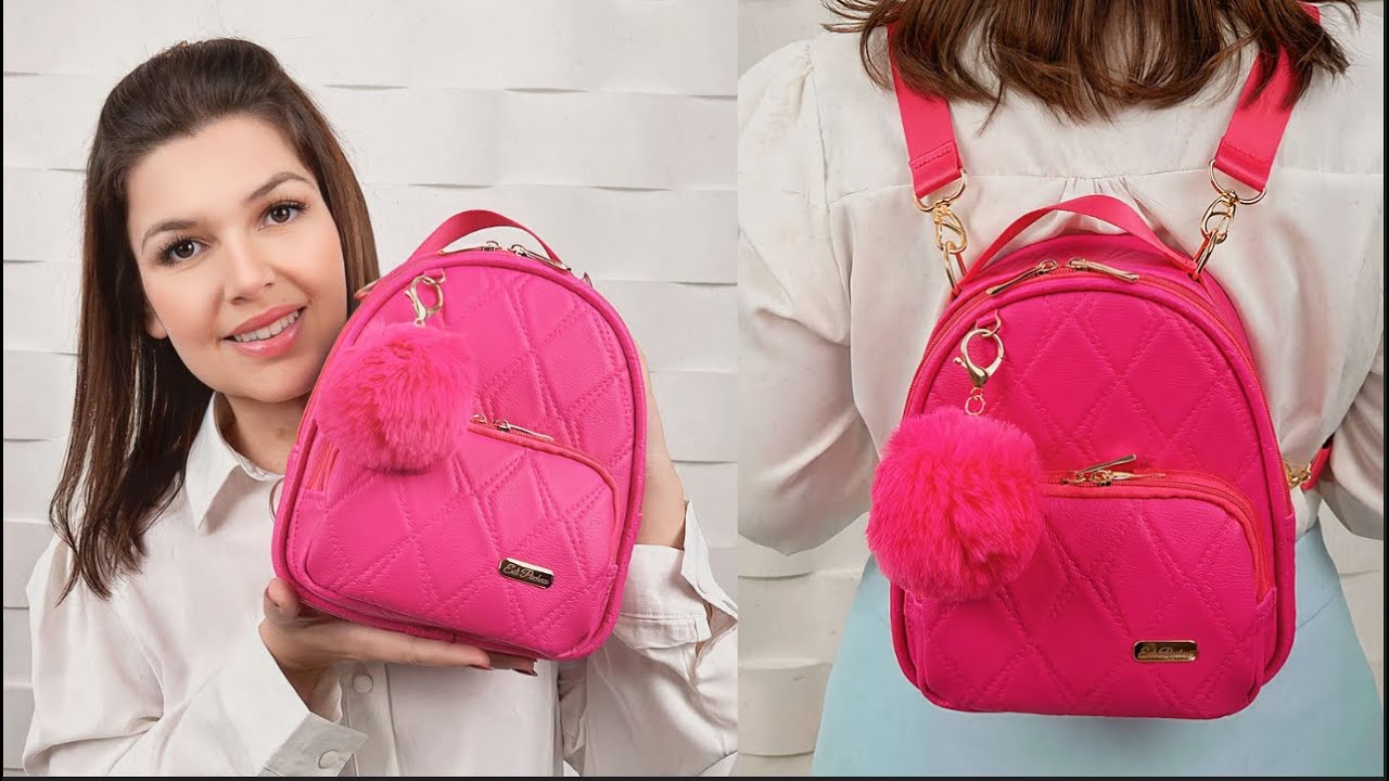 MINI MOCHILA - moldes grátis