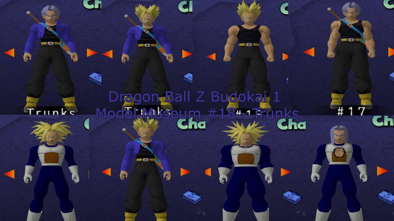 Dragon Ball Z Budokai 1 Model Museum #18 - Trunks