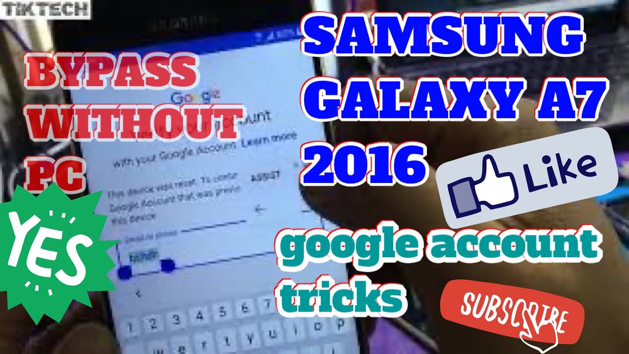 Samsung Galaxy A7 2016 GOOGLE ACCOUNT bypass