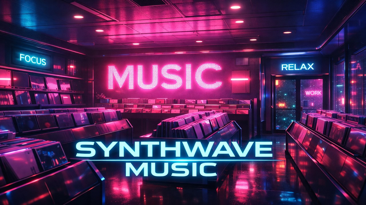 Deep Focus Synthwave for Coding, Studying, and Late Nights