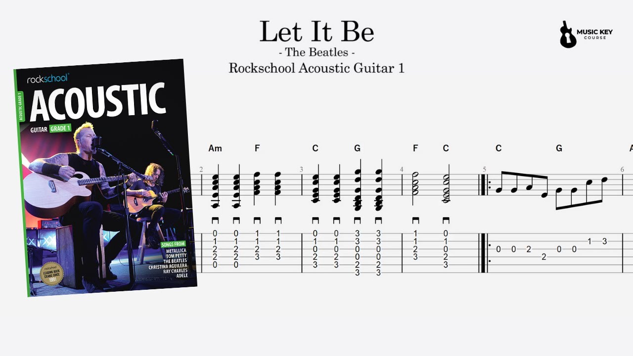 Rockschool Acoustic Guitar Grade 1 - Let It Be