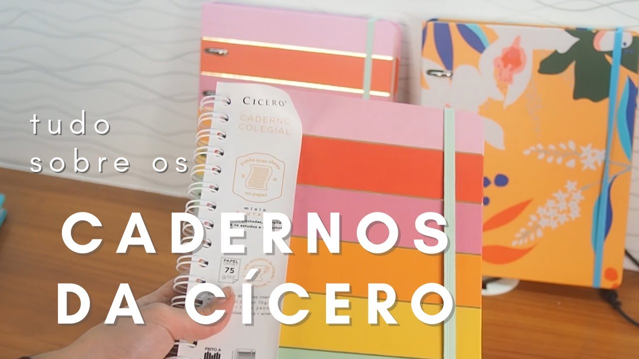 Tudo sobre os cadernos da Cícero   | Tamanhos, a caneta passa pro outro lado?