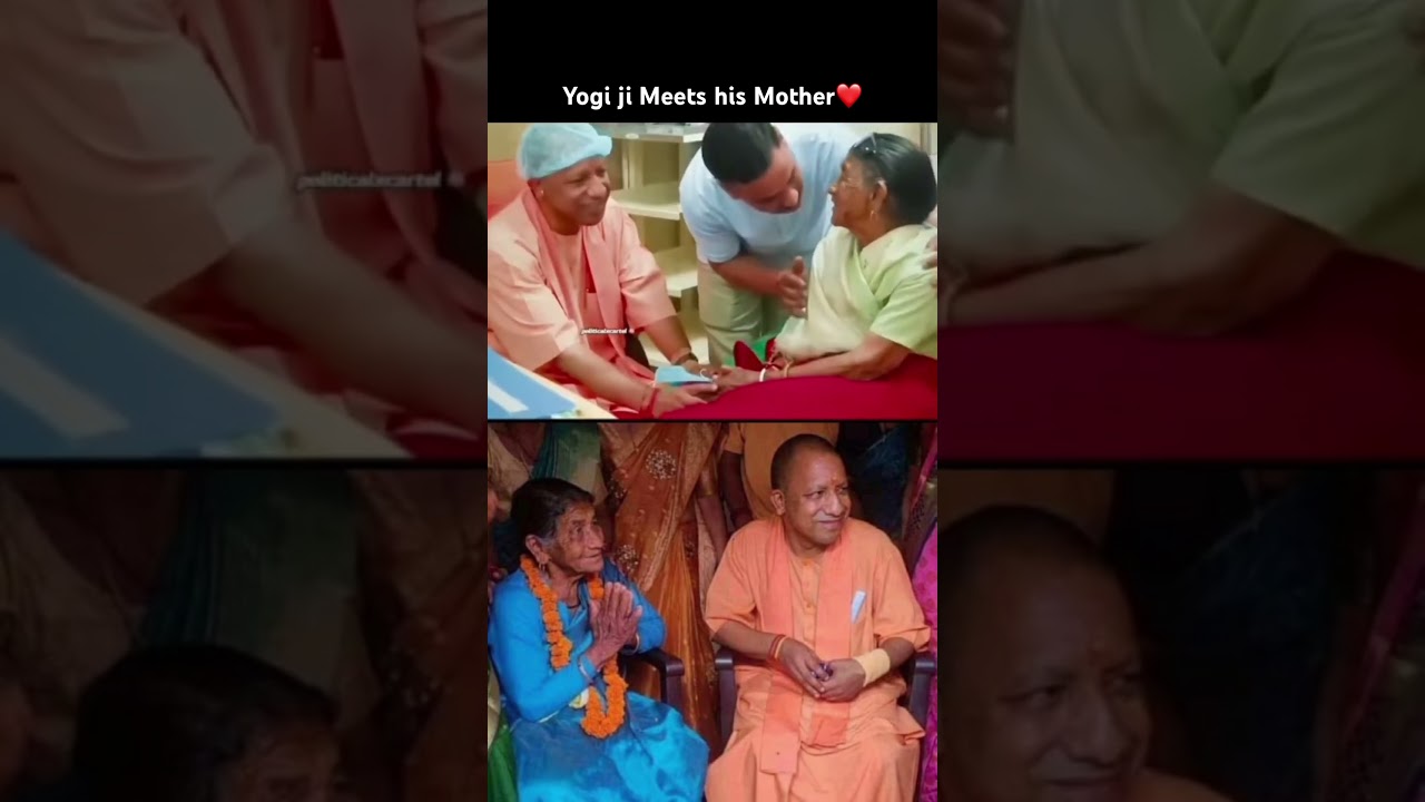 Yogi Ji meets his mother ❤️