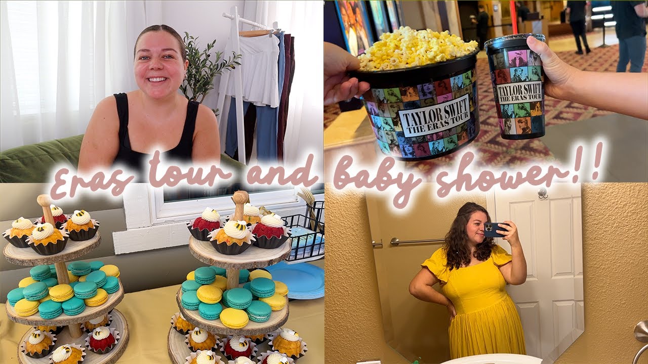 throwing a baby shower, try on haul, + eras tour movie!