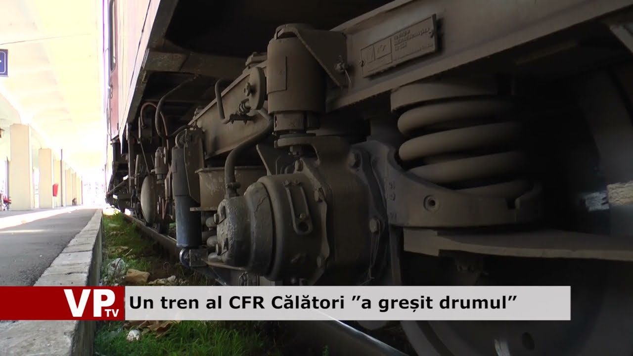 Un tren al CFR Călători &rdquo;a greșit drumul&rdquo;
