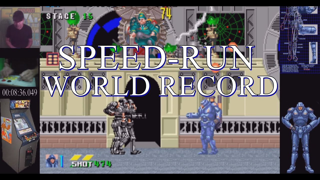 E-swat arcade SPEEDRUN RECORD MUNDIAL (8:39) 1 CREDIT